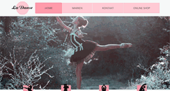 Desktop Screenshot of la-danse-ballettbedarf.de